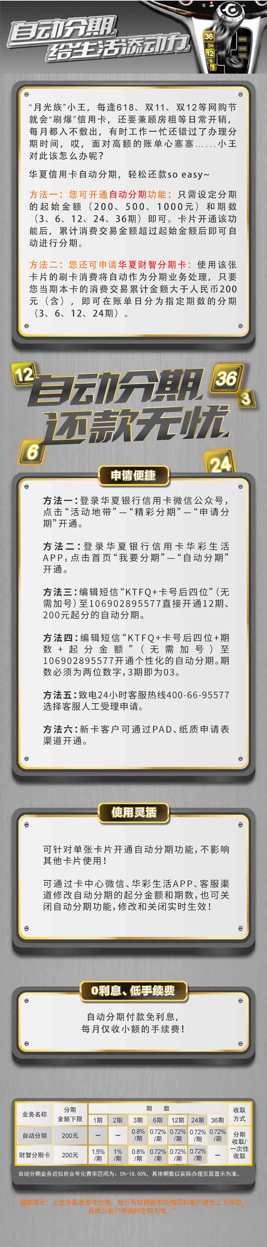 自动分期，给生活添动力